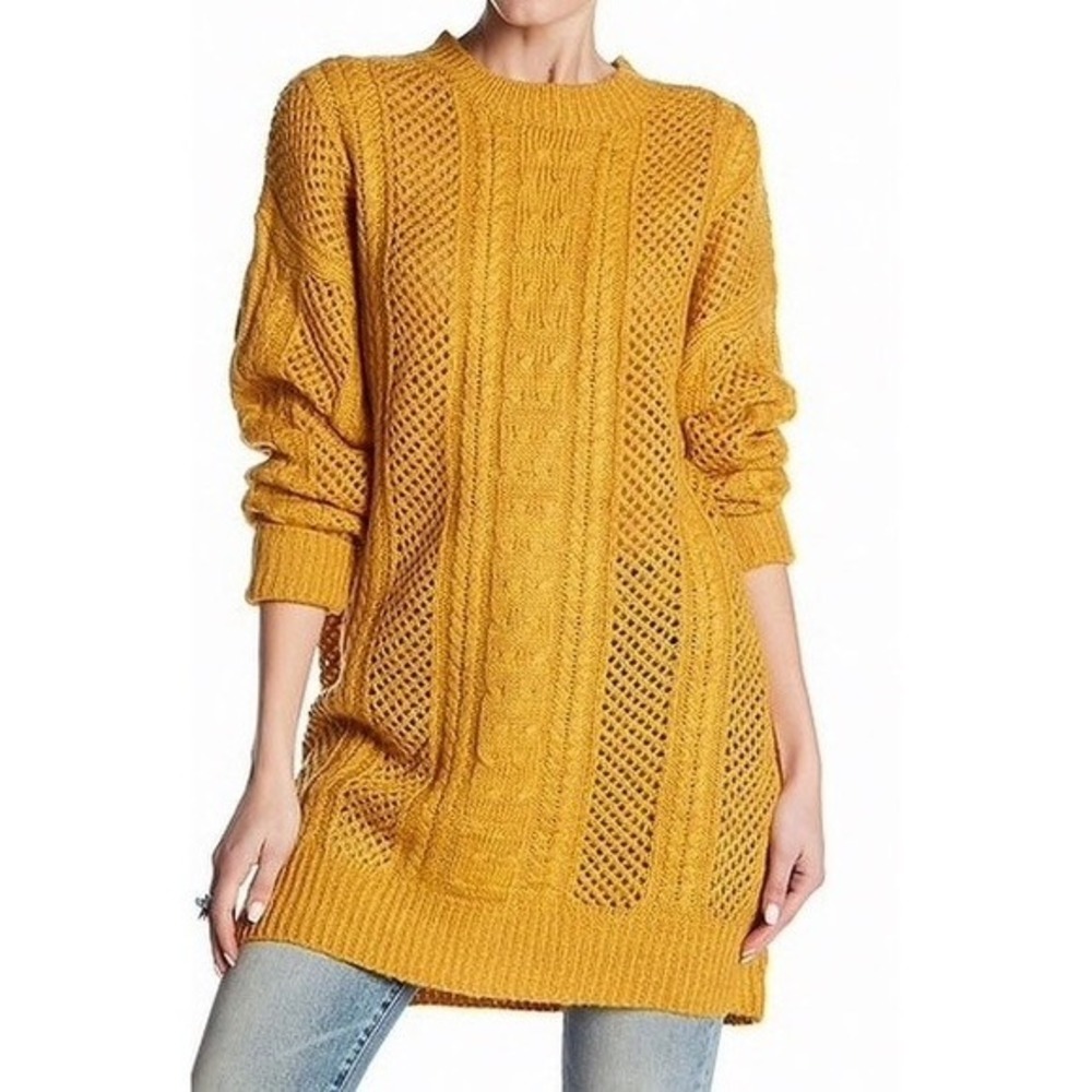 John + Jenn‎ Womens XL Marigold Oversized Knit Tunic Sweater